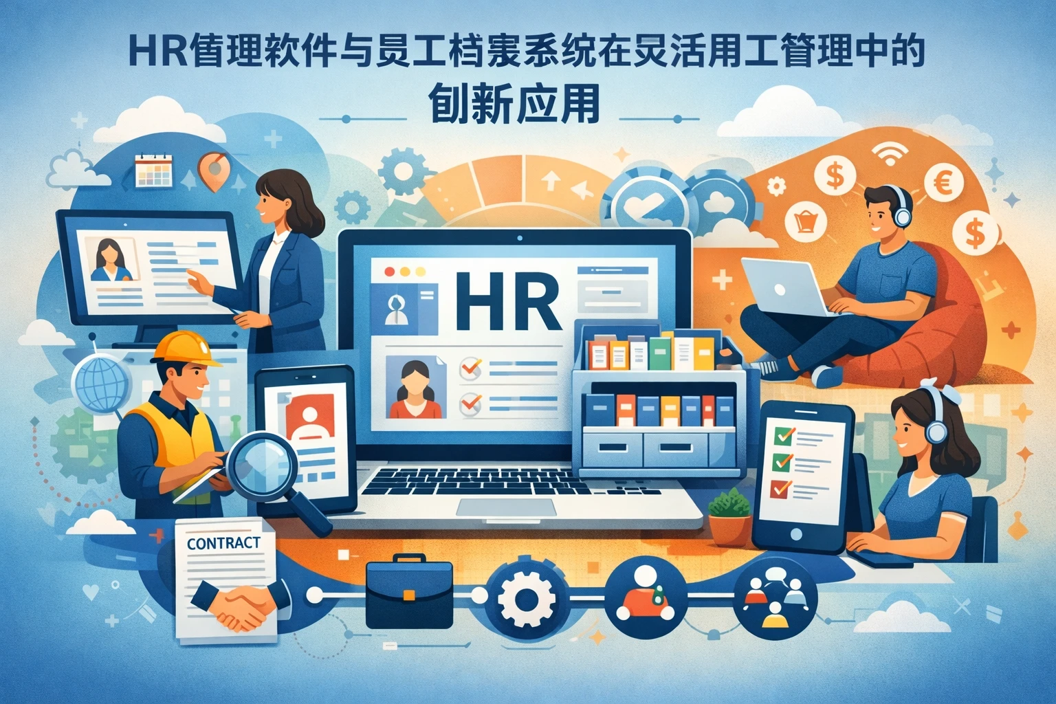 HR管理软件与员工档案系统在灵活用工管理中的创新应用