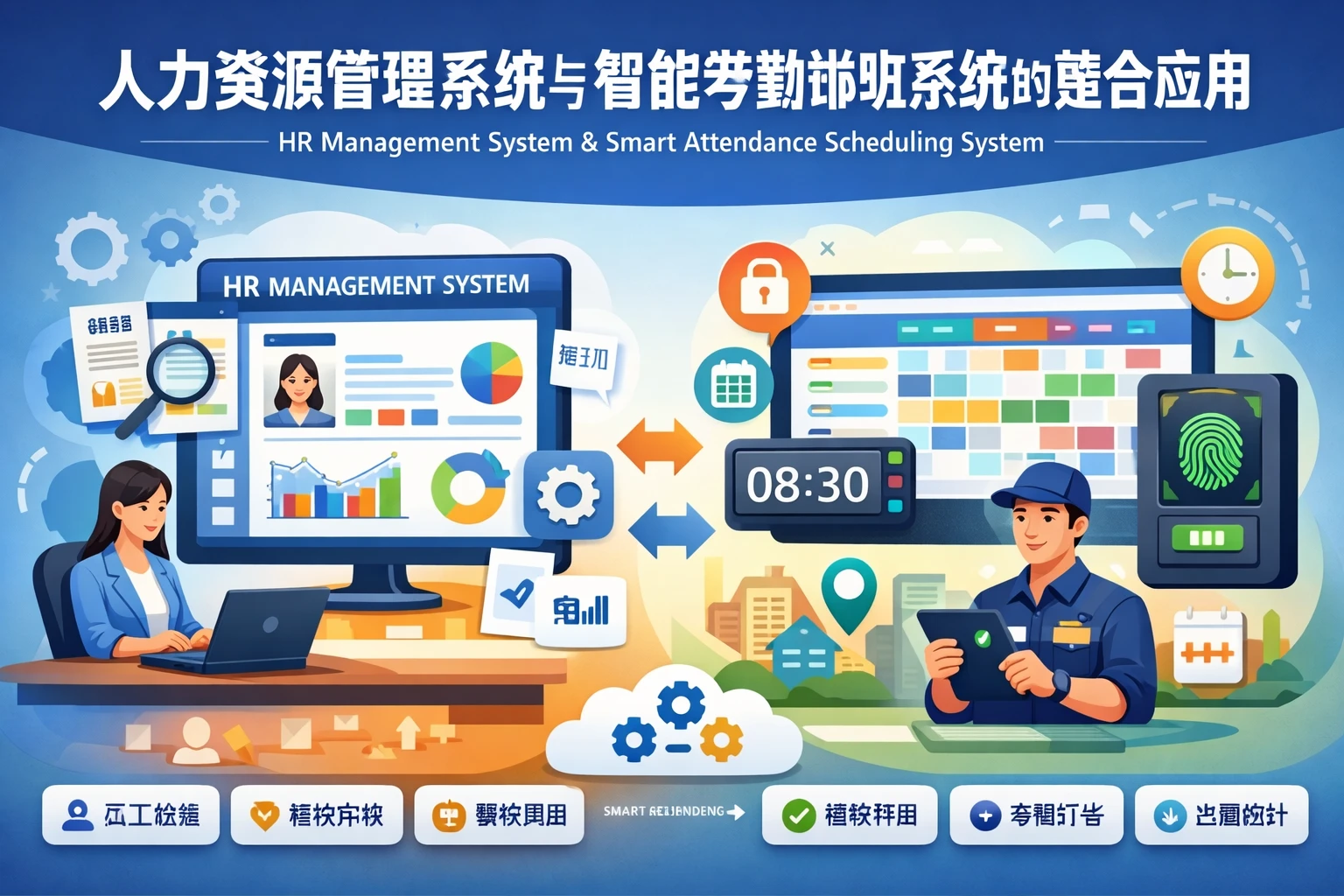 人力资源管理系统与智能考勤排班系统的整合应用