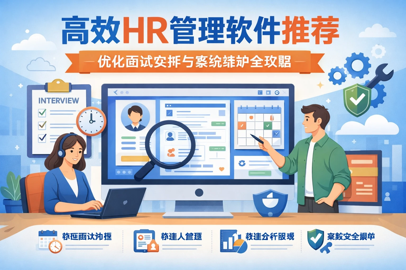 高效HR管理软件推荐：优化面试安排与系统维护全攻略