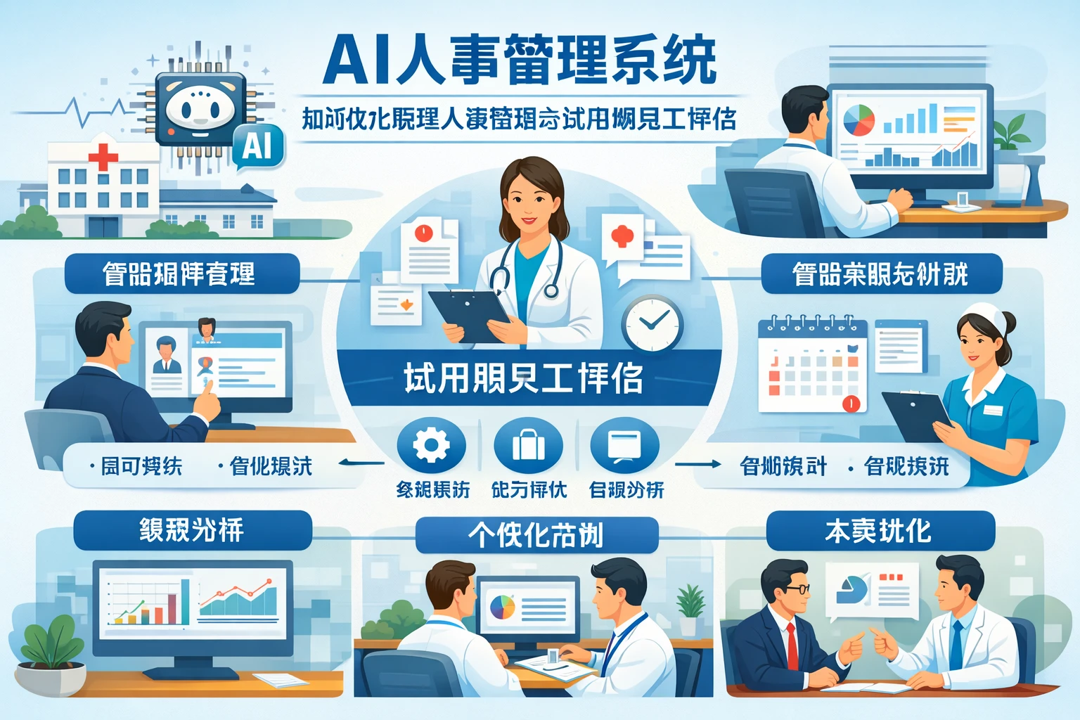 AI人事管理系统如何优化医院人事管理与试用期员工评估