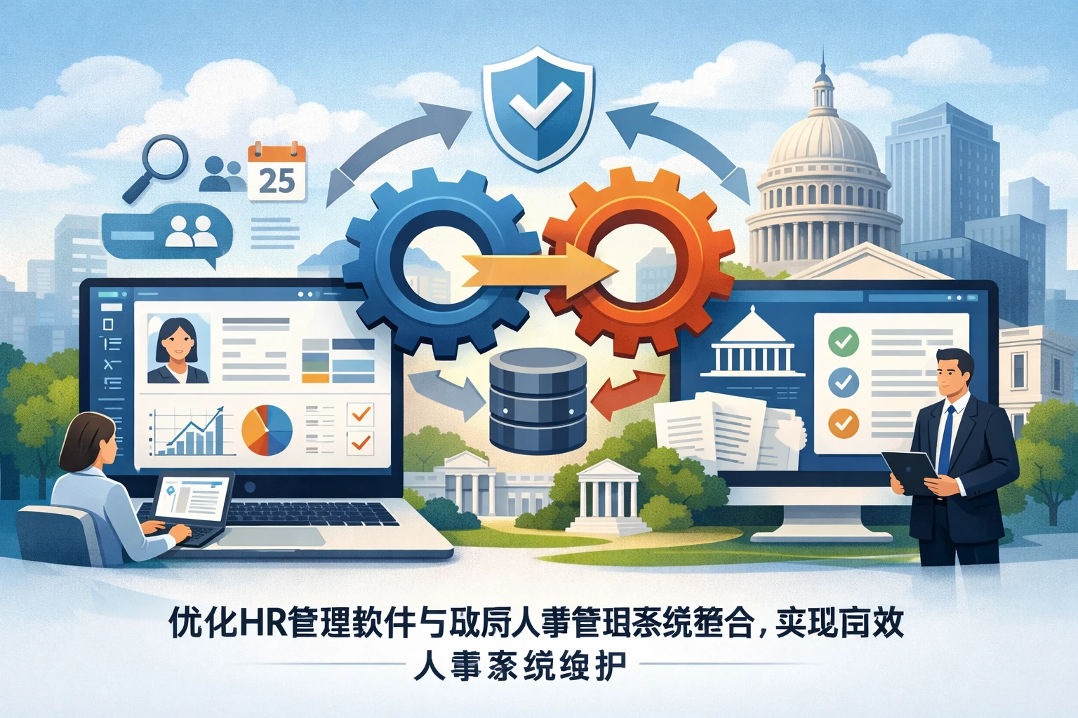 优化HR管理软件与政府人事管理系统整合，实现高效人事系统维护