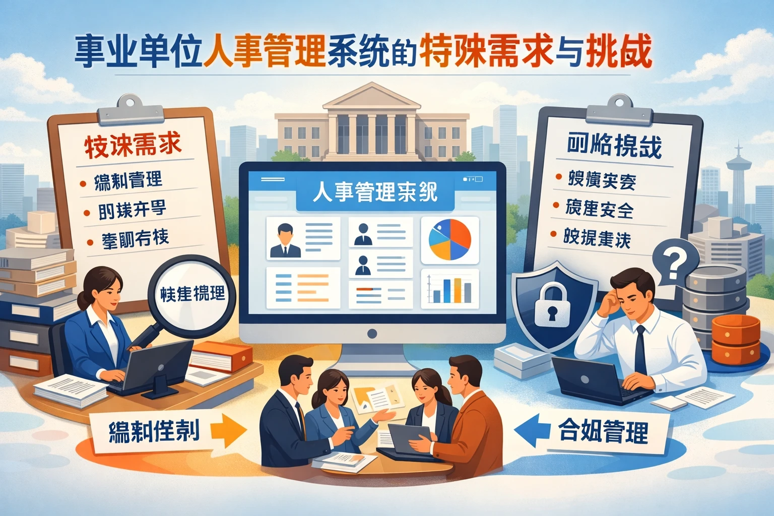 事业单位人事管理系统的特殊需求与挑战