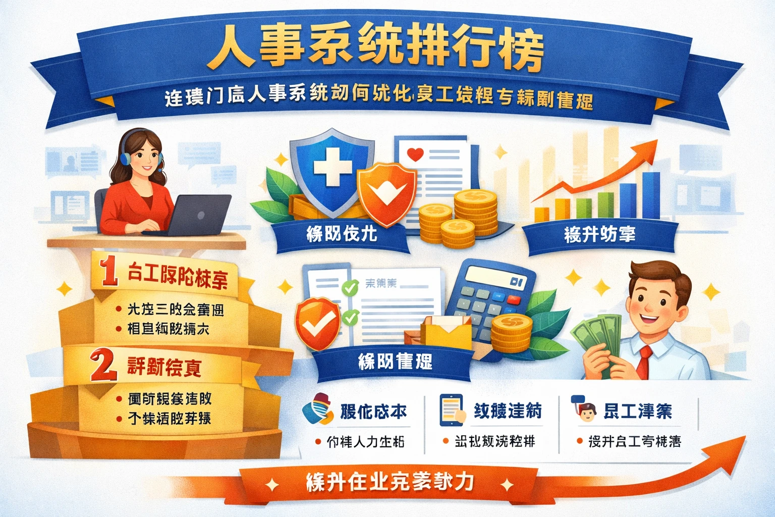 人事系统排行榜：连锁门店人事系统如何优化员工保险与薪酬管理