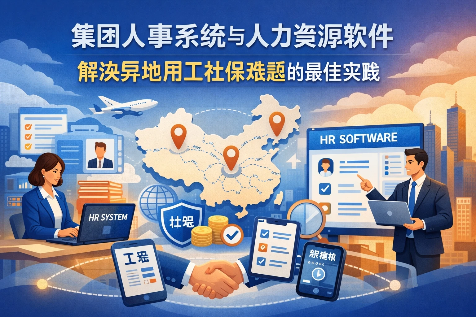集团人事系统与人力资源软件:解决异地用工社保难题的最佳实践