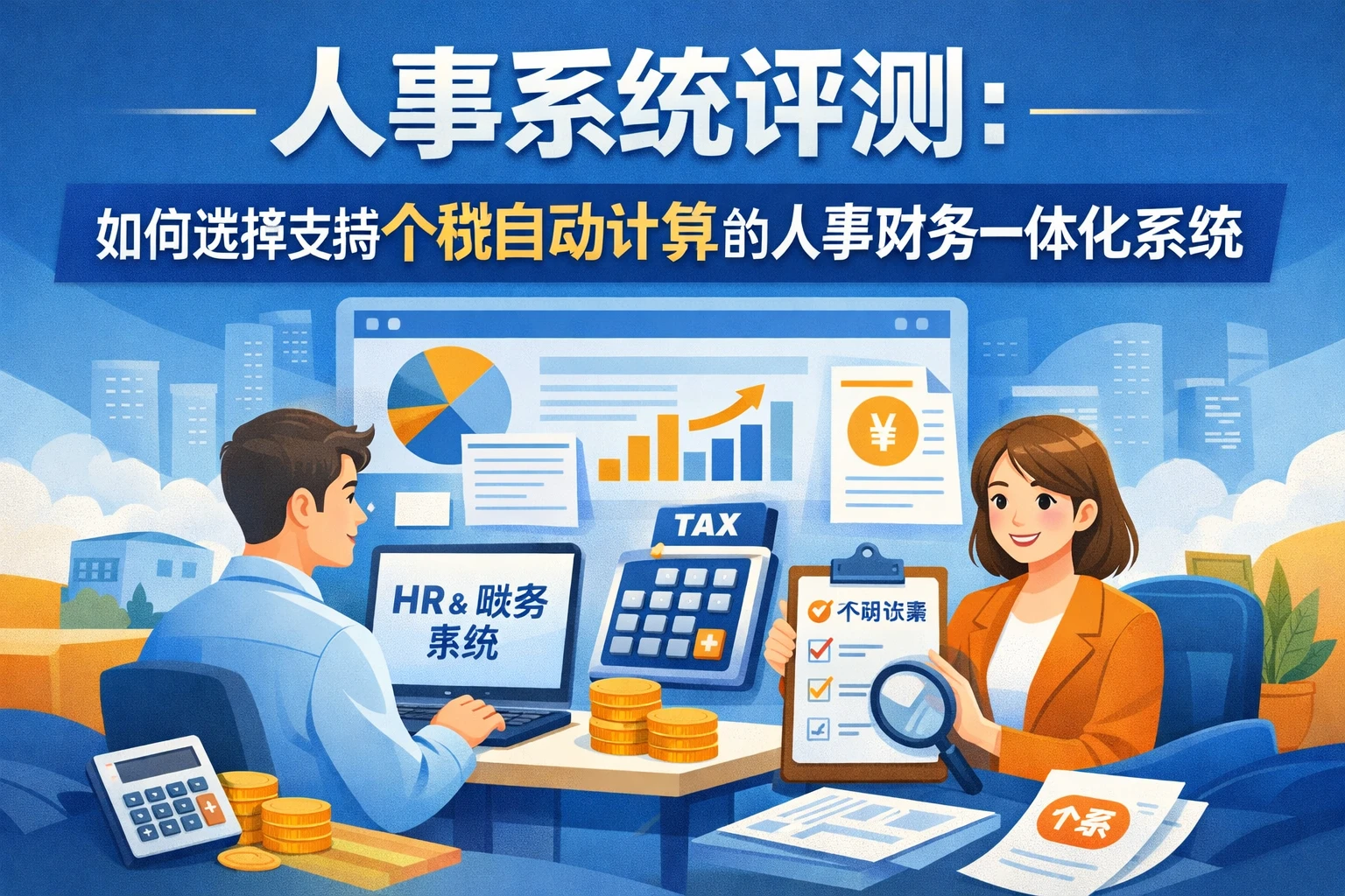 人事系统评测：如何选择支持个税自动计算的人事财务一体化系统