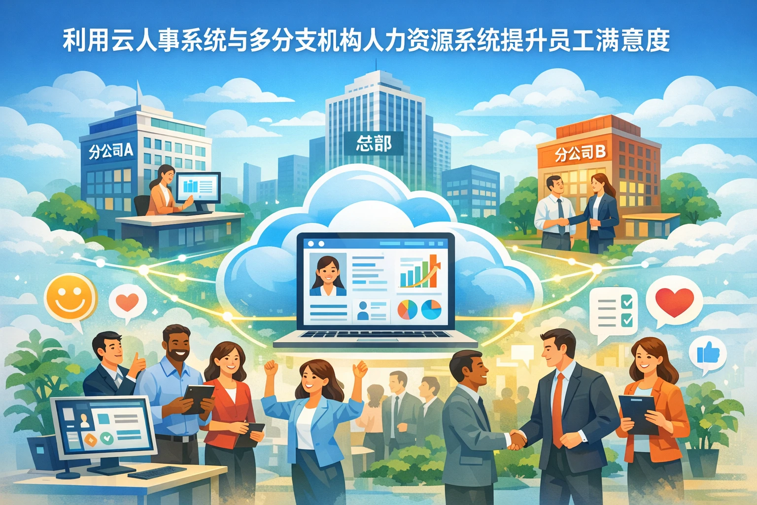 利用云人事系统与多分支机构人力资源系统提升员工满意度
