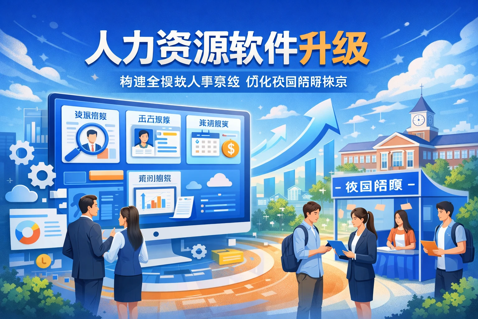 人力资源软件升级：构建全模块人事系统优化校园招聘体系