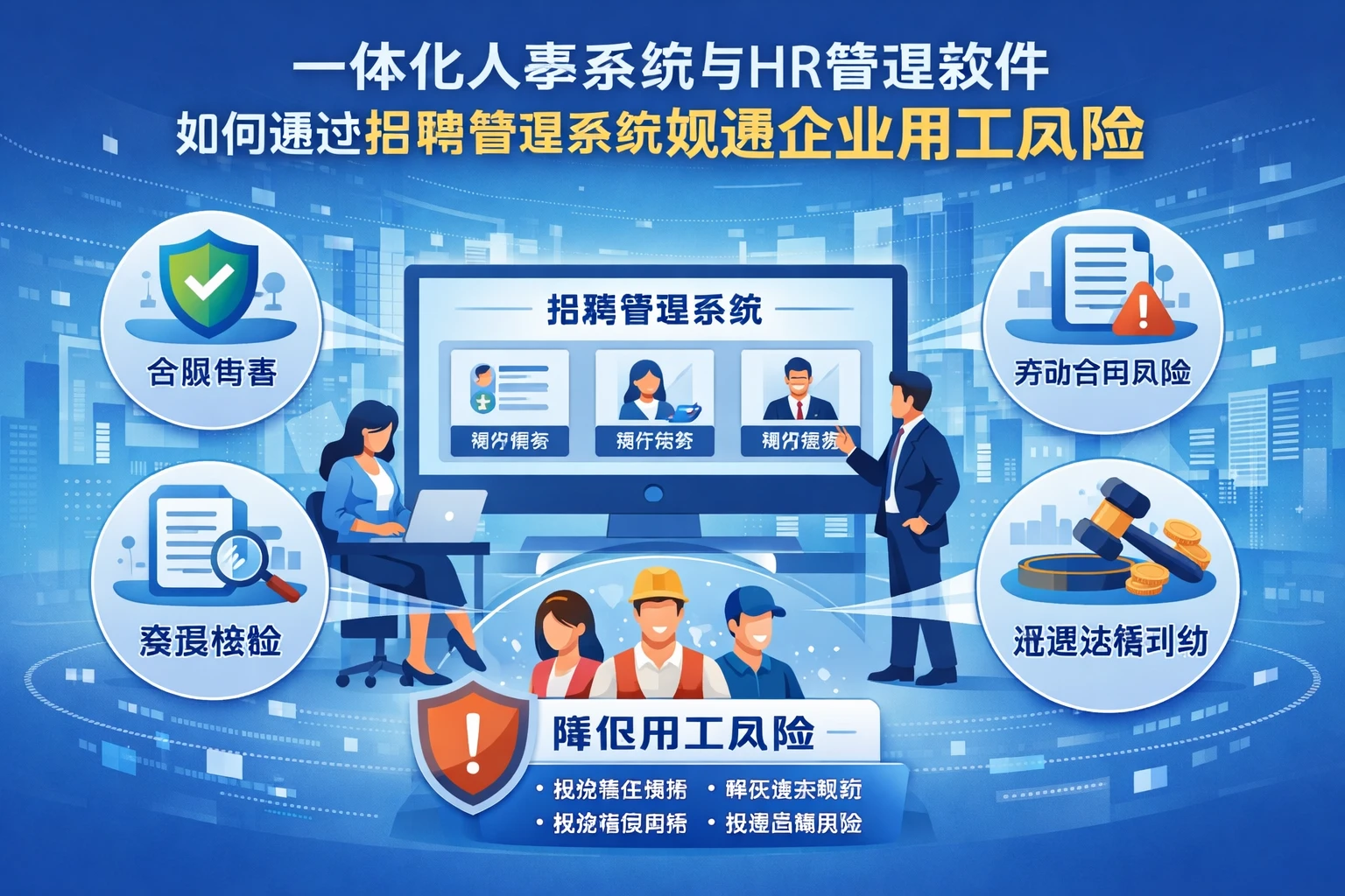 一体化人事系统与HR管理软件如何通过招聘管理系统规避企业用工风险