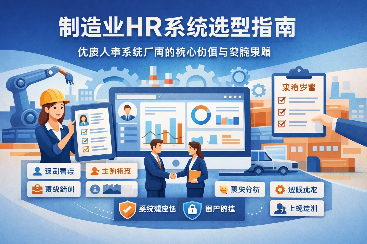 制造业HR系统选型指南：优质人事系统厂商的核心价值与实施策略