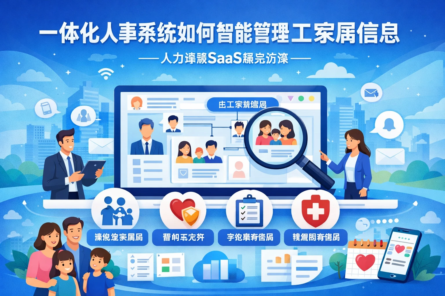 一体化人事系统如何智能管理员工家属信息——人力资源SaaS解决方案
