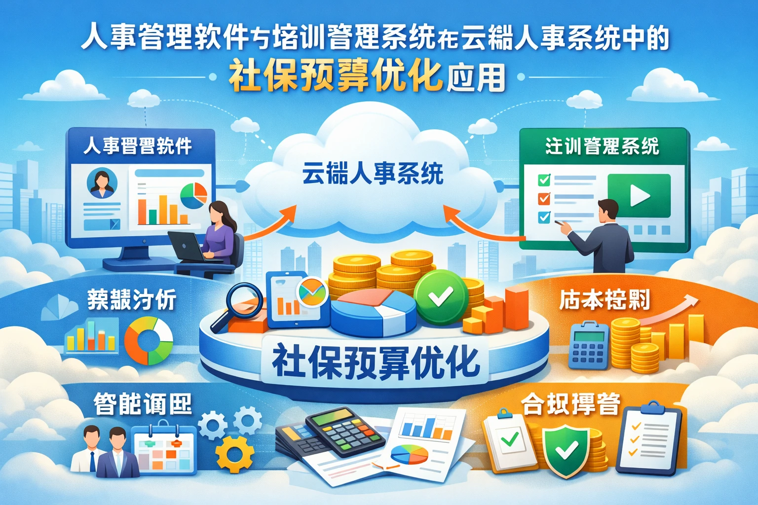 人事管理软件与培训管理系统在云端人事系统中的社保预算优化应用