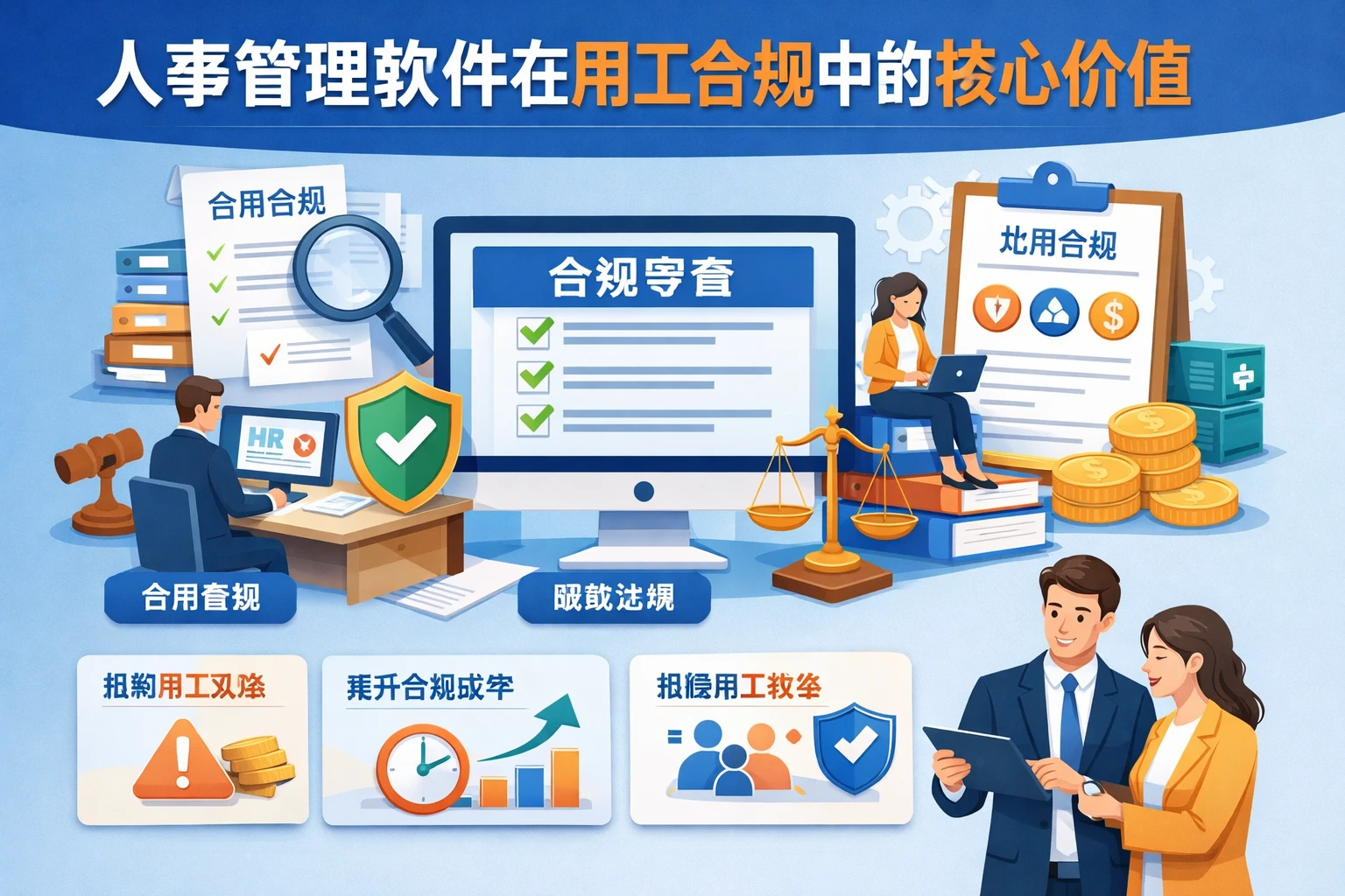 人事管理软件在用工合规中的核心价值