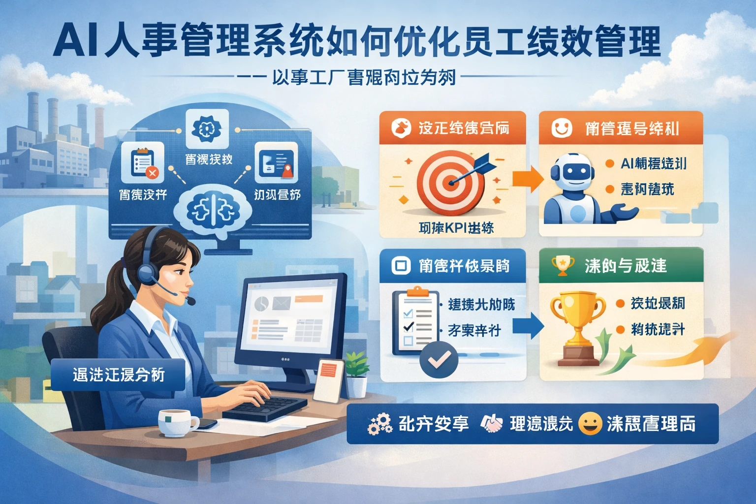 AI人事管理系统如何优化员工绩效管理——以某工厂客服岗位为例
