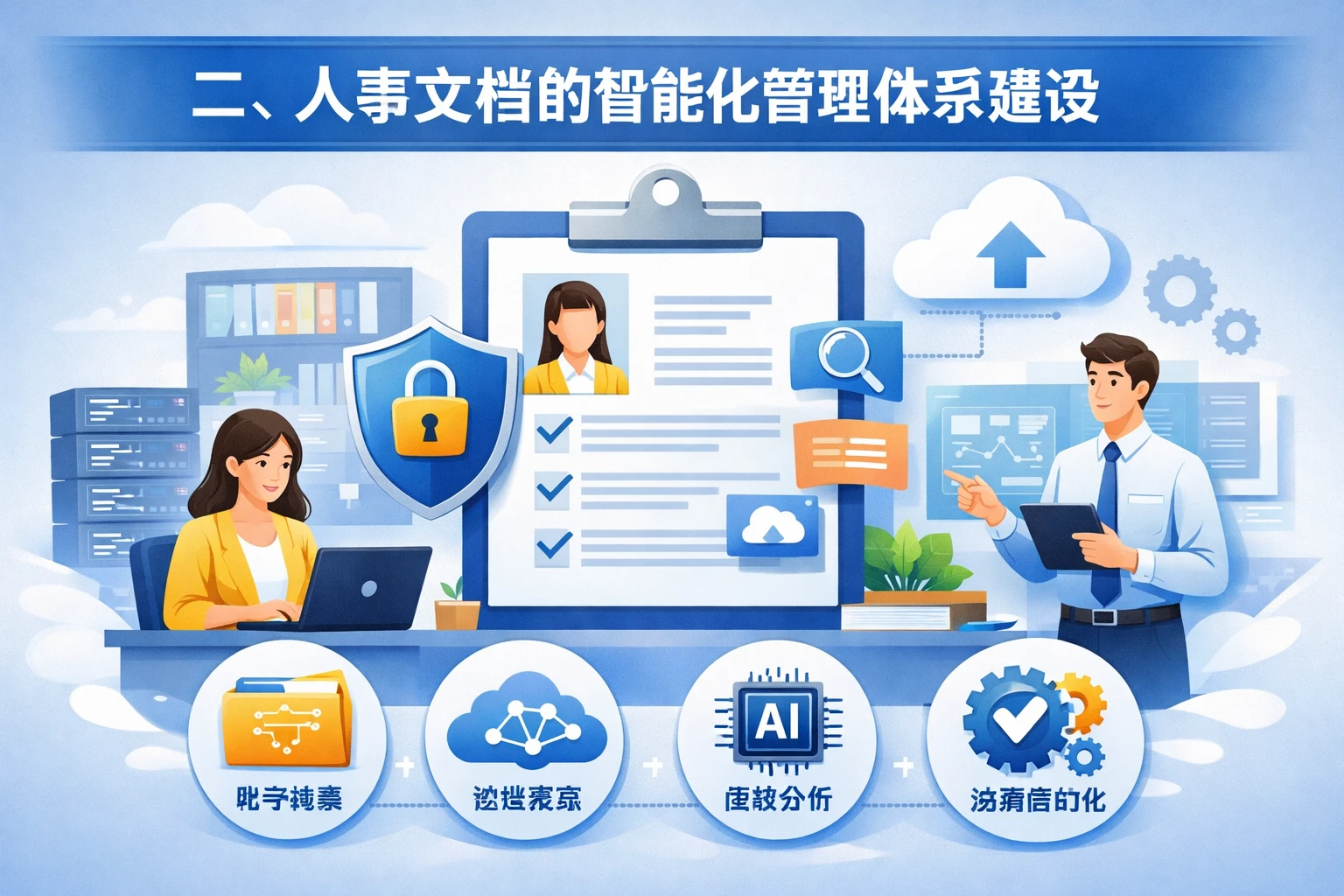 二、人事文档的智能化管理体系建设