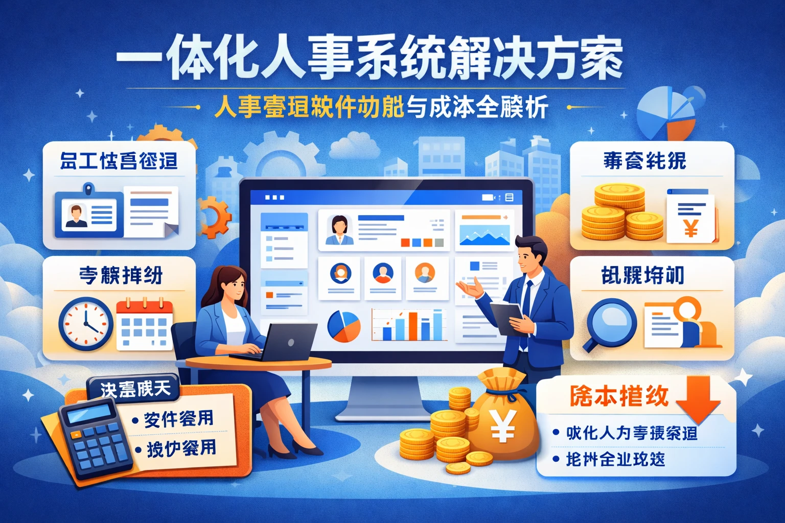 一体化人事系统解决方案:人事管理软件功能与成本全解析