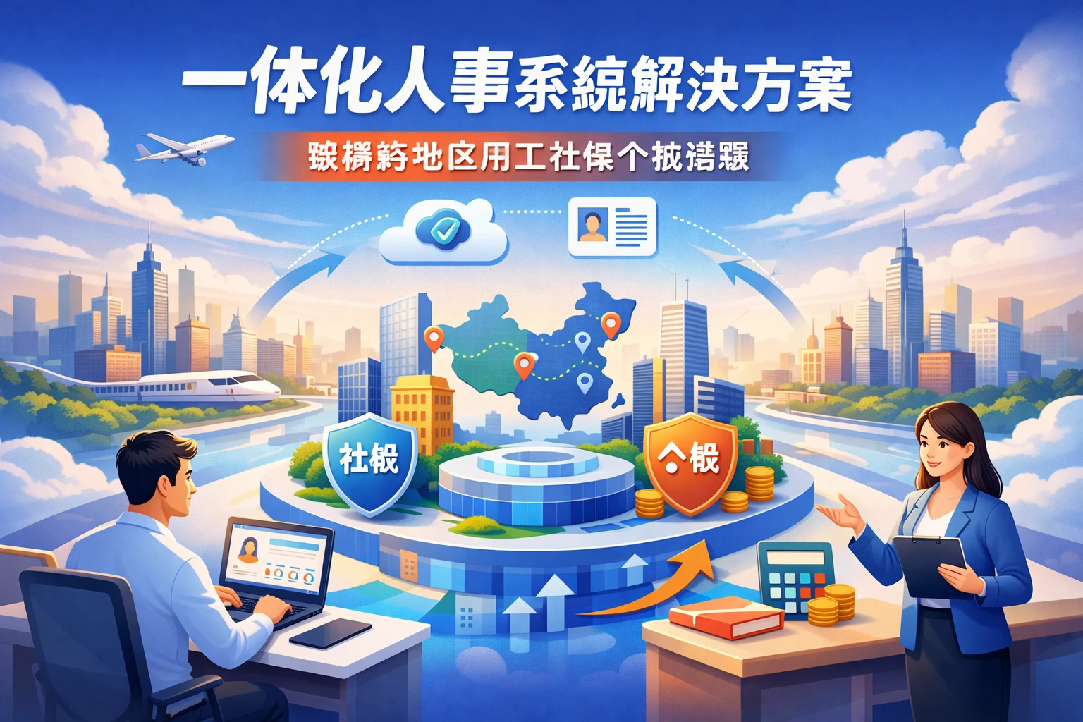 一体化人事系统解决方案：破解跨地区用工社保个税难题