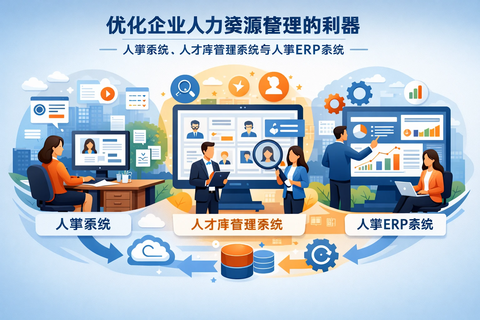 优化企业人力资源管理的利器：人事系统、人才库管理系统与人事ERP系统