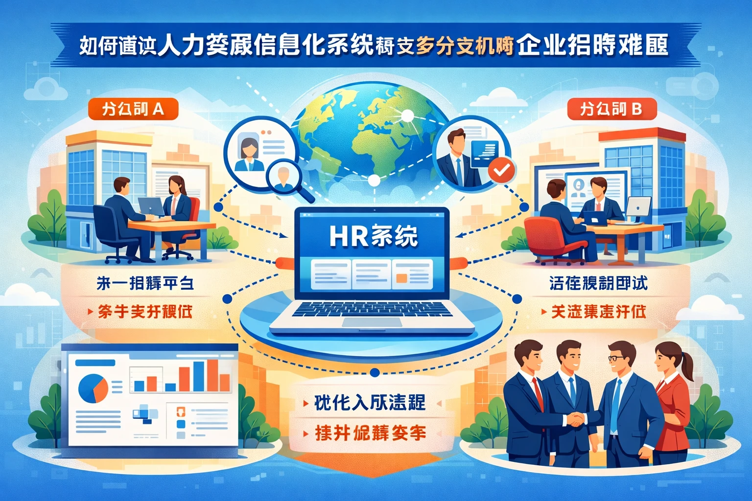 如何通过人力资源信息化系统解决多分支机构企业招聘难题