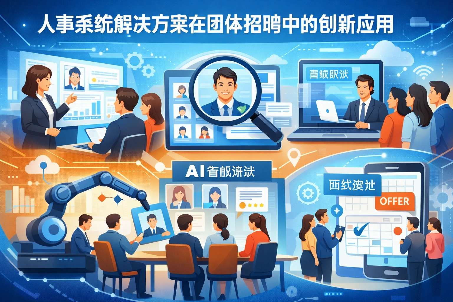 人事系统解决方案在团体招聘中的创新应用