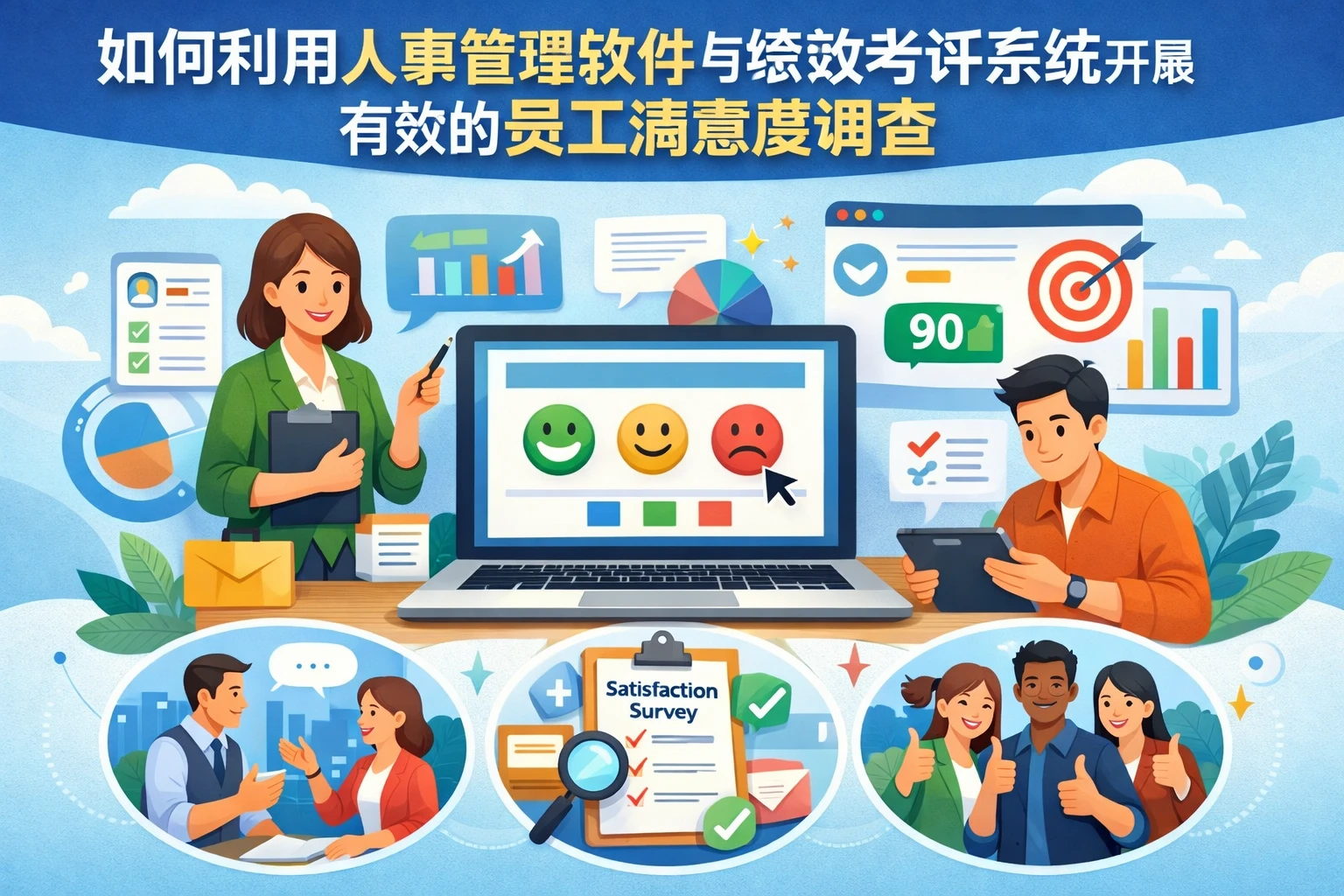 如何利用人事管理软件与绩效考评系统开展有效的员工满意度调查
