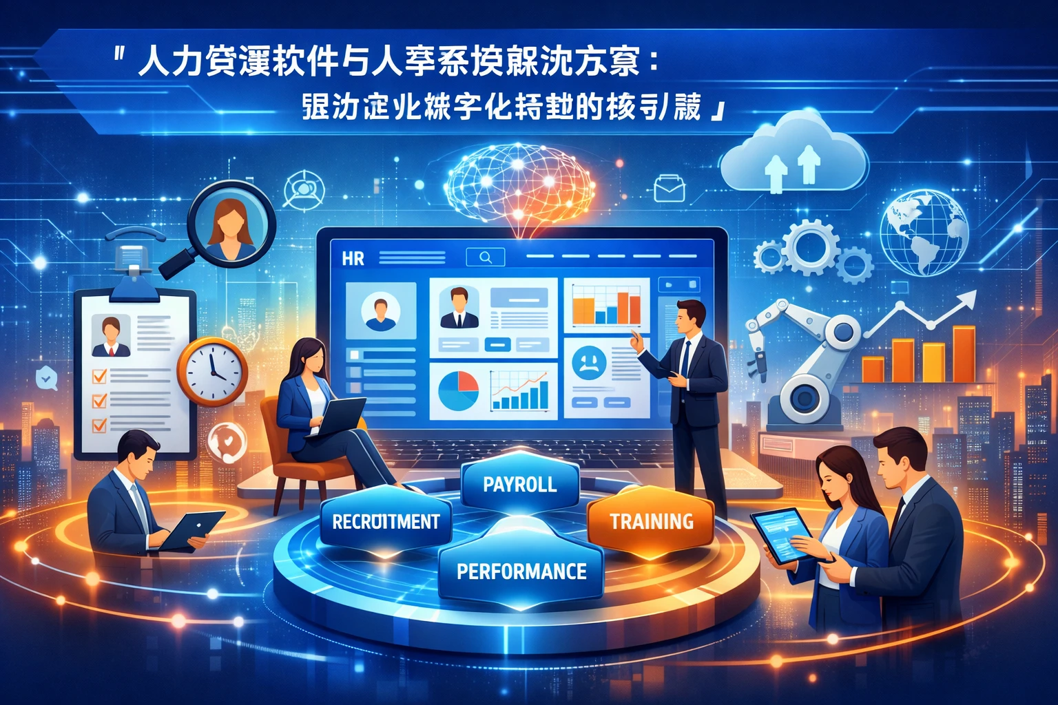 人力资源软件与人事系统解决方案:驱动企业数字化转型的核心引擎