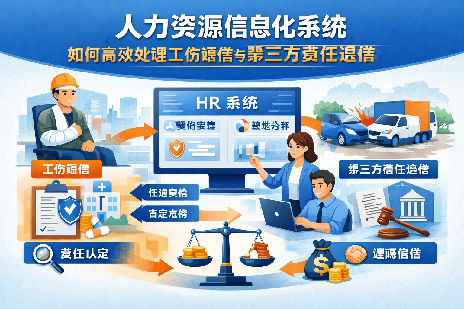 人力资源信息化系统如何高效处理工伤赔偿与第三方责任追偿