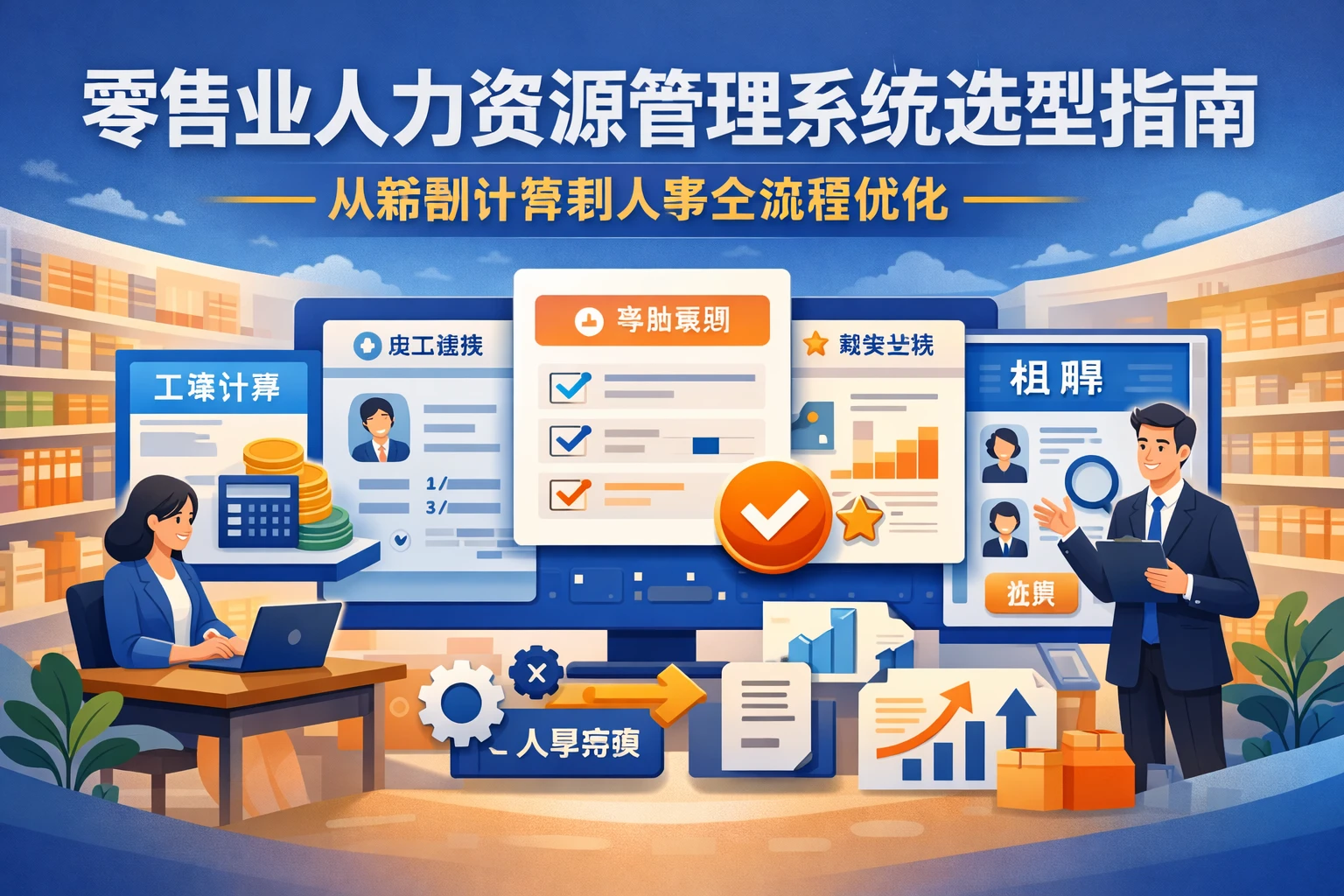 零售业人力资源管理系统选型指南：从薪酬计算到人事全流程优化