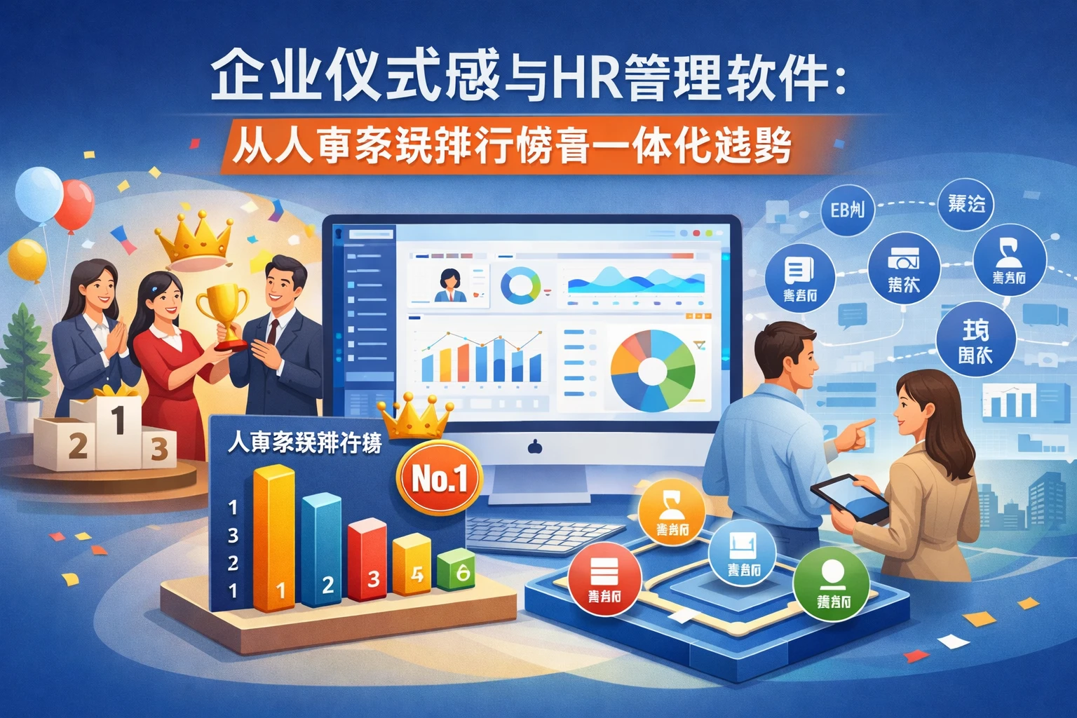 企业仪式感与HR管理软件：从人事系统排行榜看一体化趋势