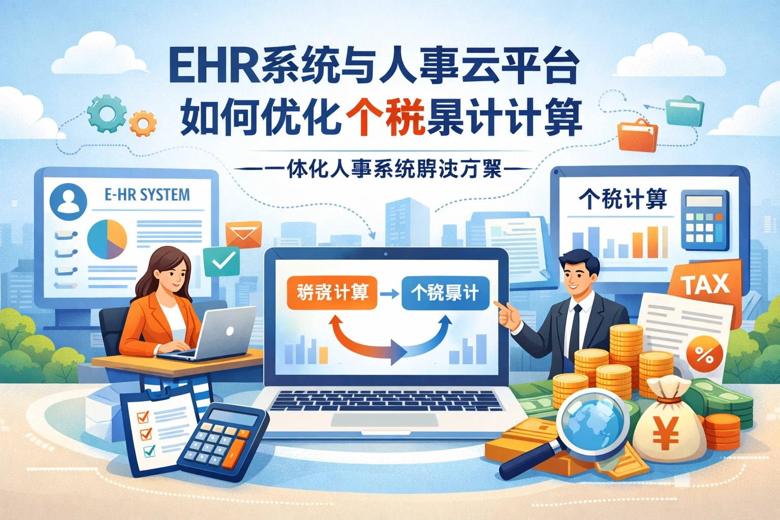 ehr系统与人事云平台如何优化个税累计计算——一体化人事系统解决方案