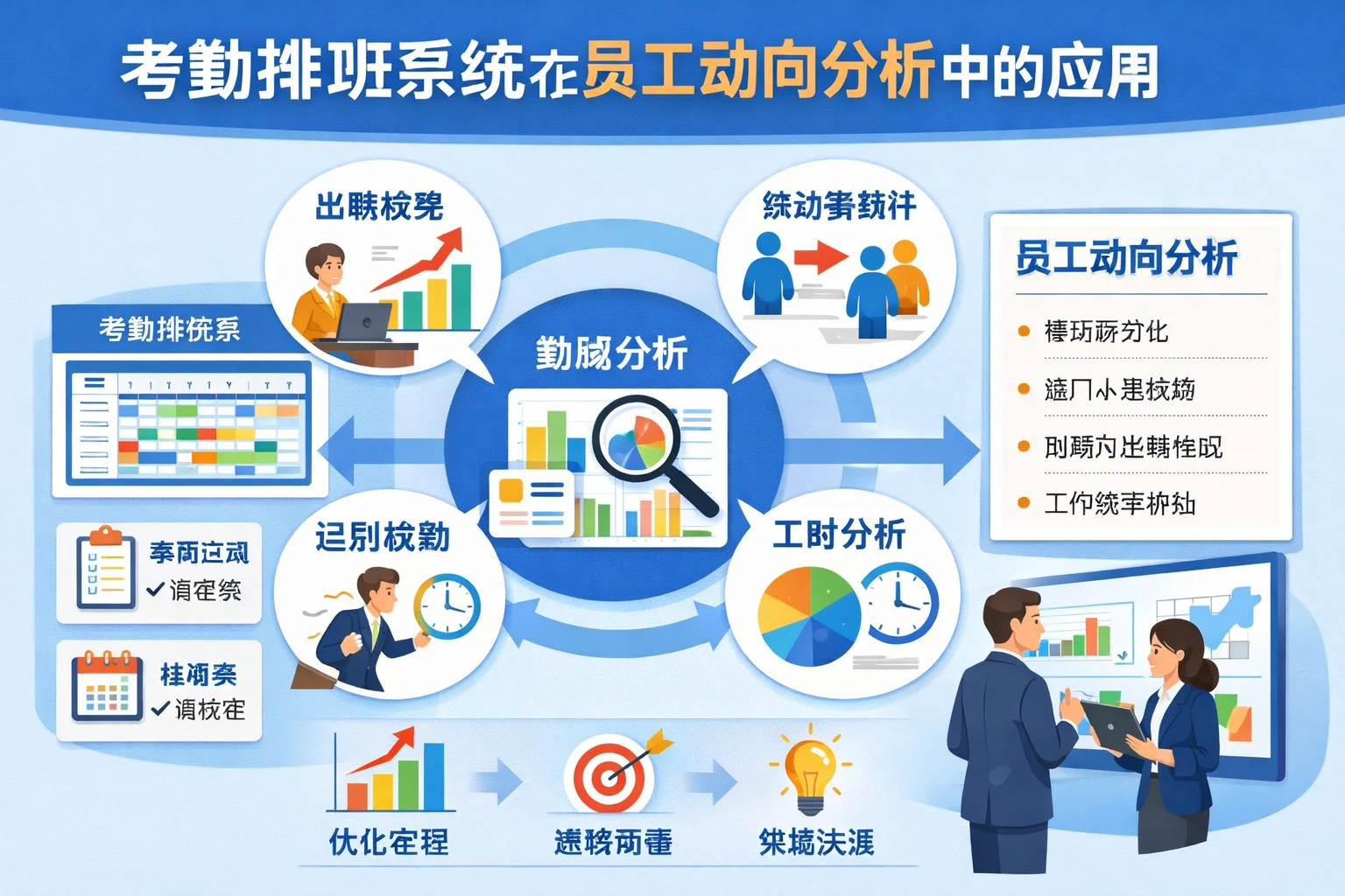 考勤排班系统在员工动向分析中的应用