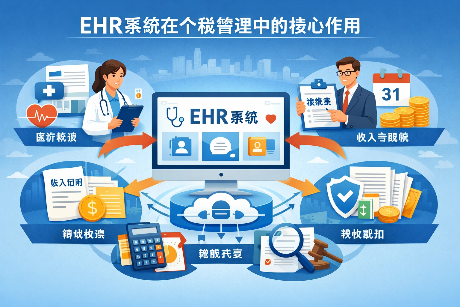 EHR系统在个税管理中的核心作用