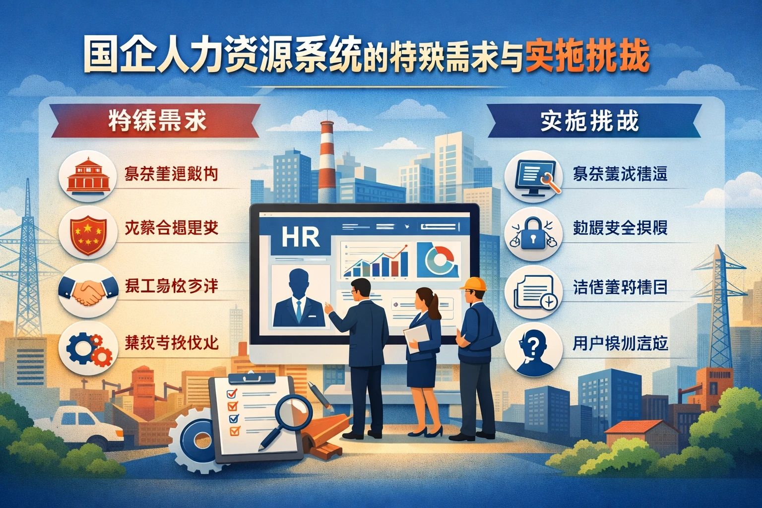 国企人力资源系统的特殊需求与实施挑战