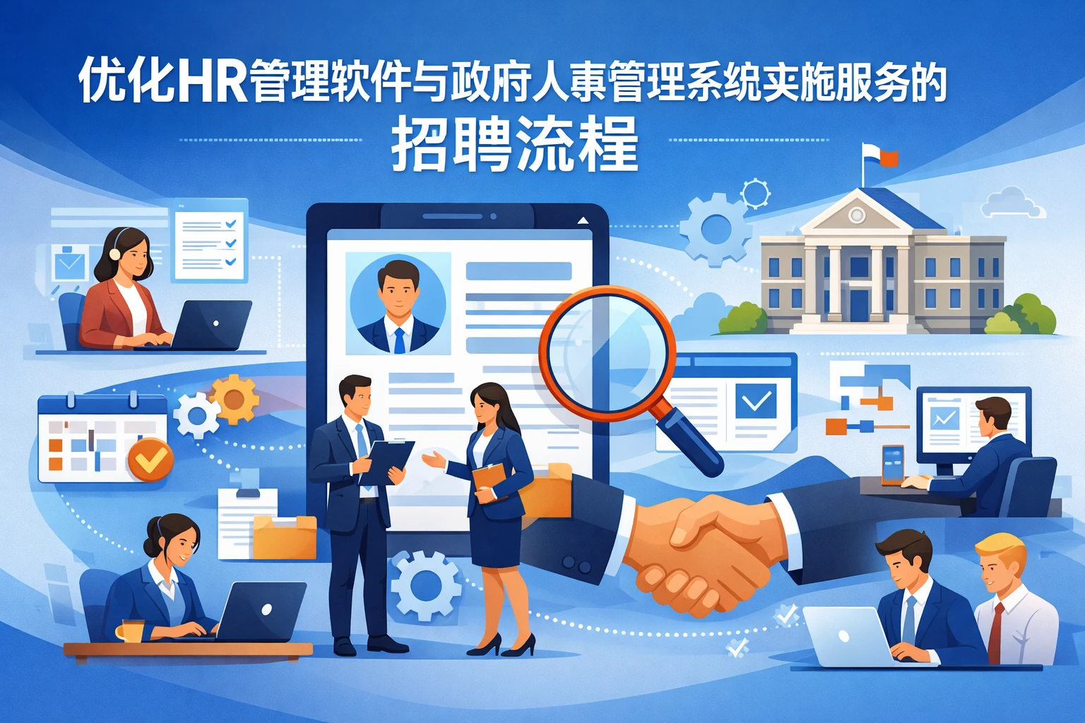 优化HR管理软件与政府人事管理系统实施服务的招聘流程