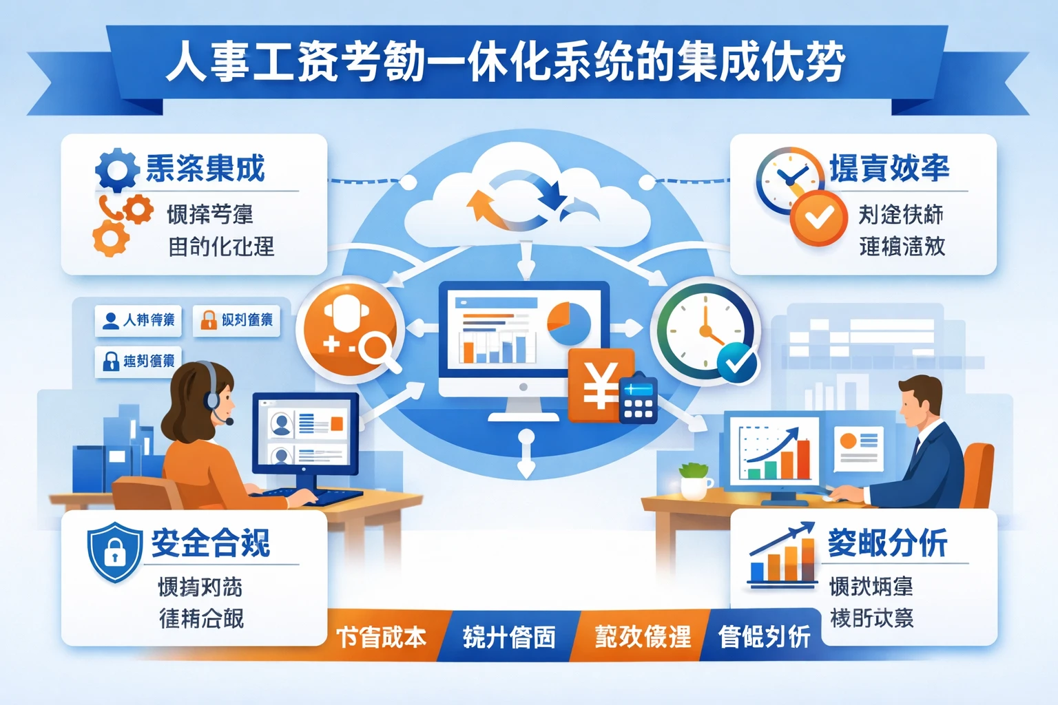 人事工资考勤一体化系统的集成优势