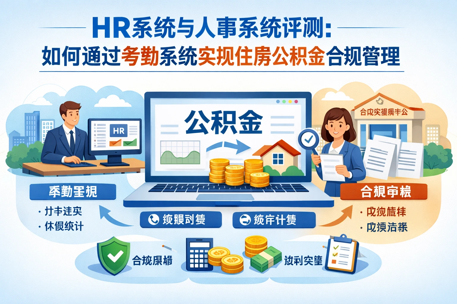 HR系统与人事系统评测：如何通过考勤系统实现住房公积金合规管理