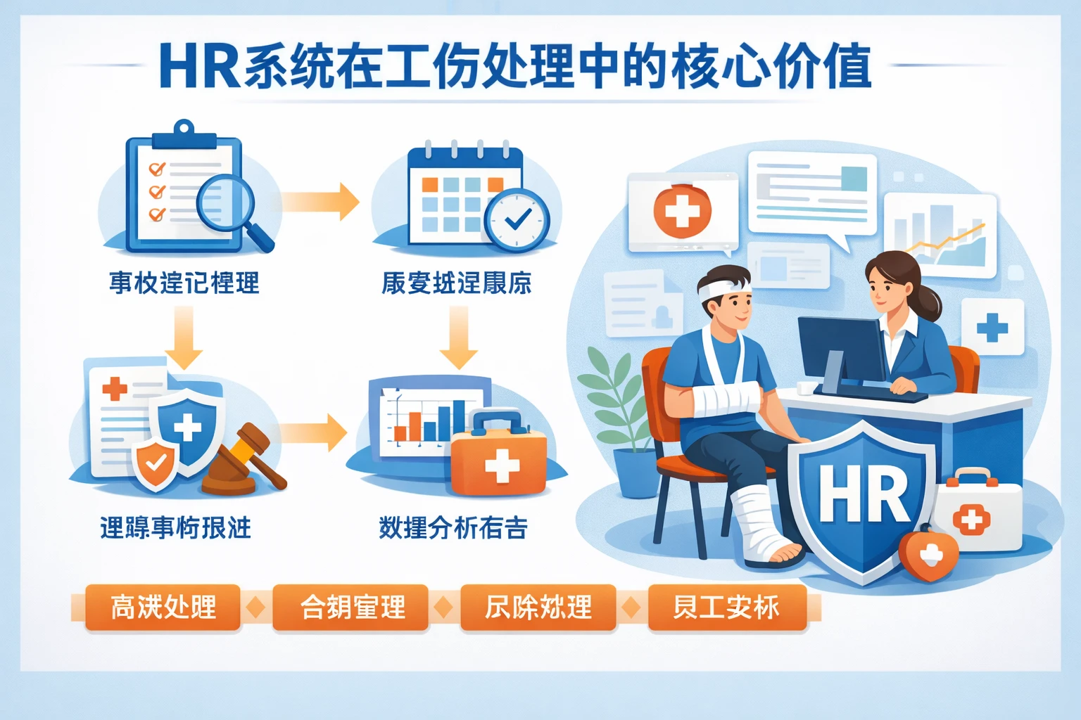 HR系统在工伤处理中的核心价值