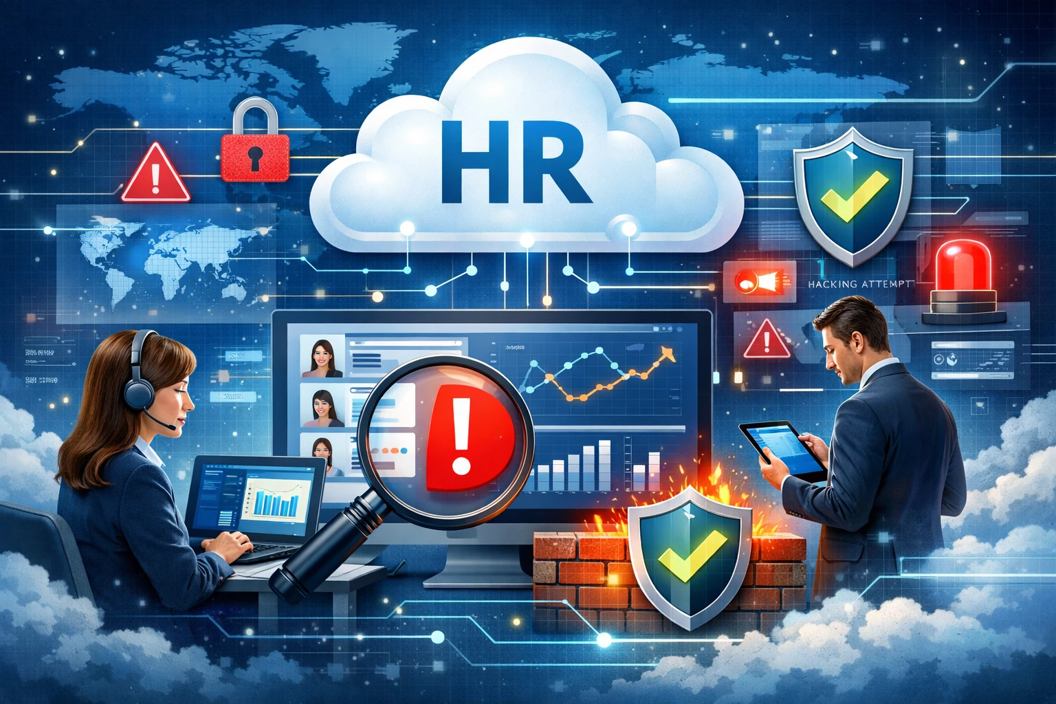 云端HR系统的实时监控与风险防范