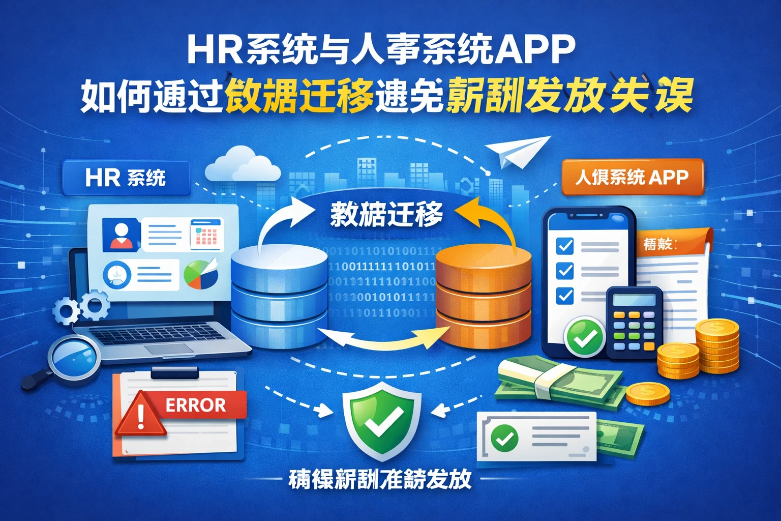 HR系统与人事系统APP如何通过数据迁移避免薪酬发放失误