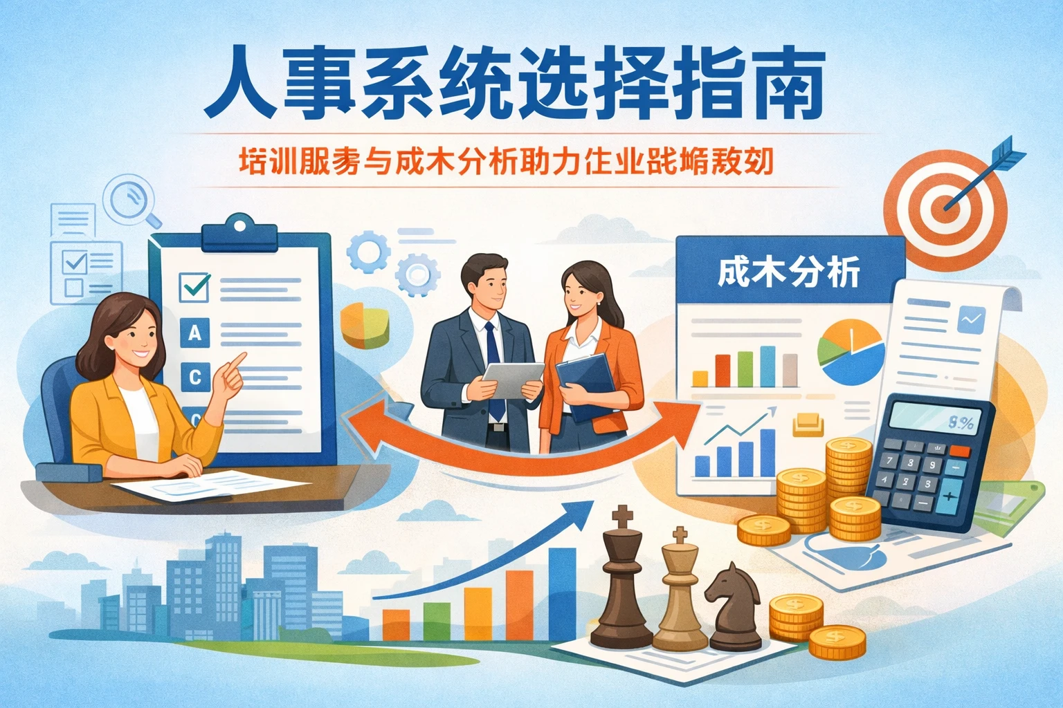 人事系统选择指南：培训服务与成本分析助力企业战略规划