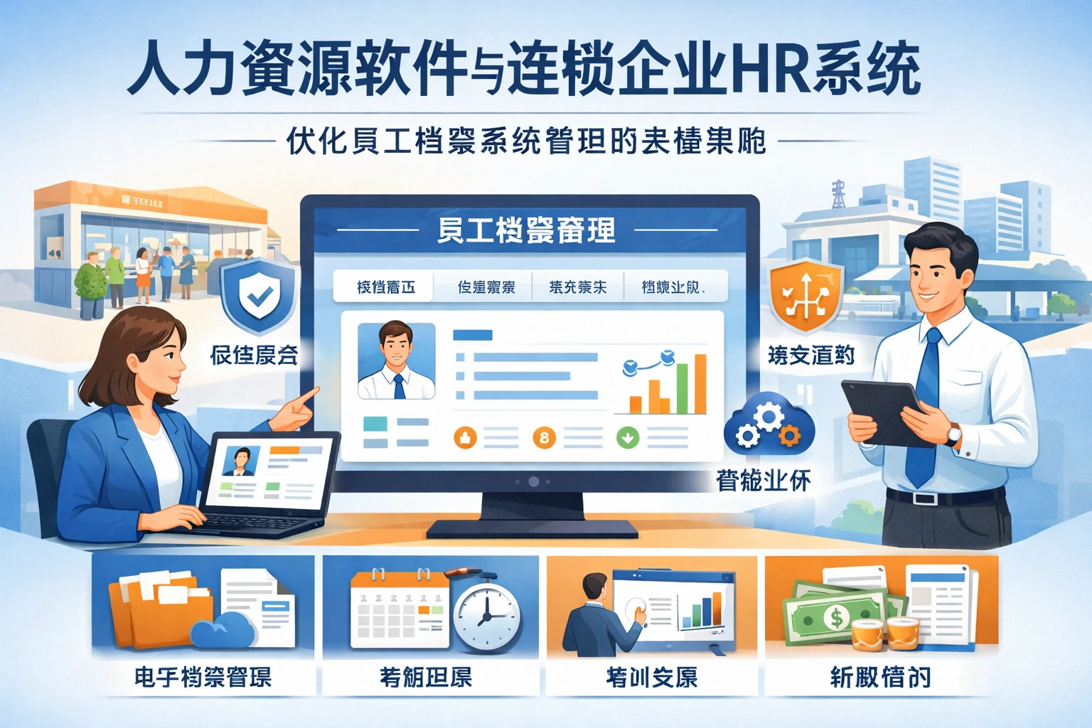 人力资源软件与连锁企业HR系统：优化员工档案系统管理的关键策略