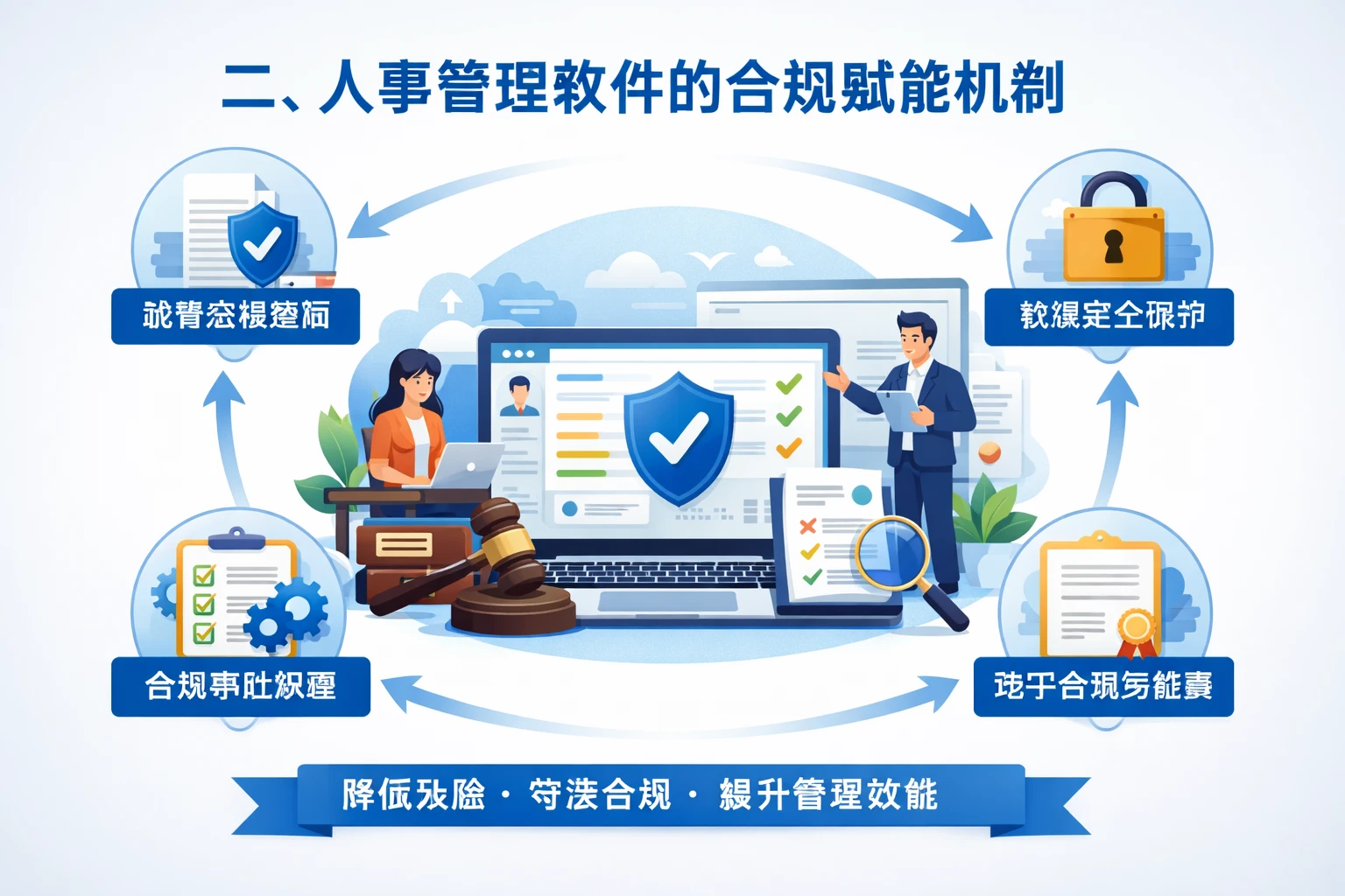 二、人事管理软件的合规赋能机制