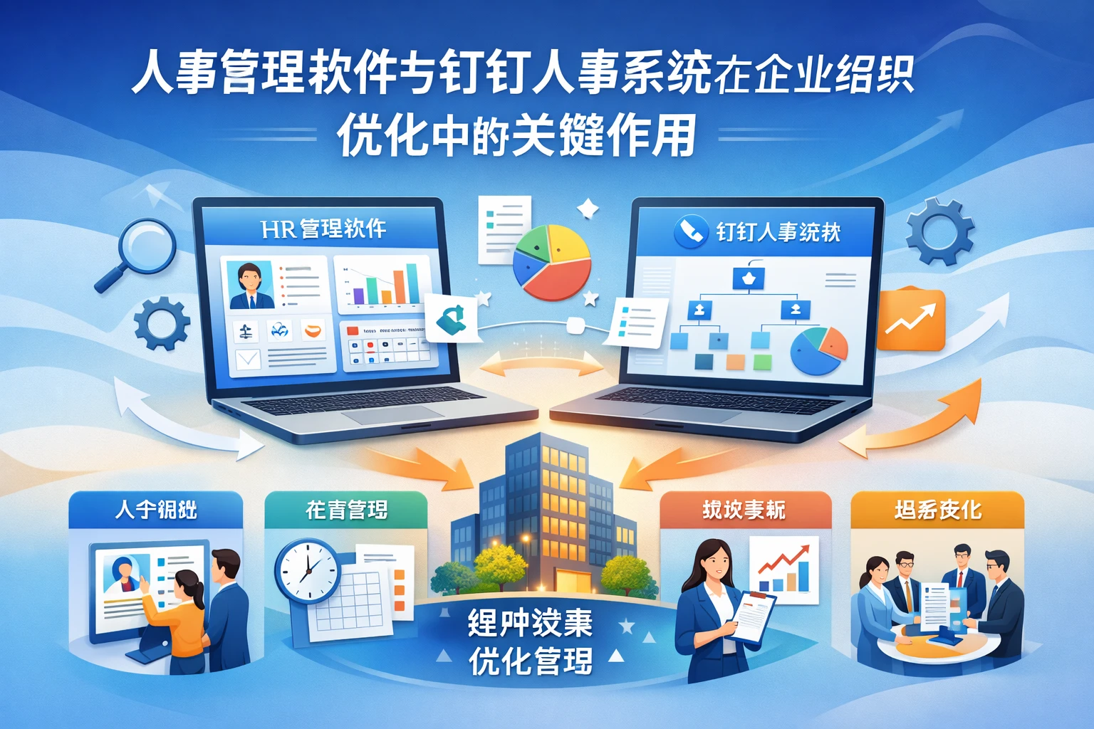 人事管理软件与钉钉人事系统在企业组织优化中的关键作用