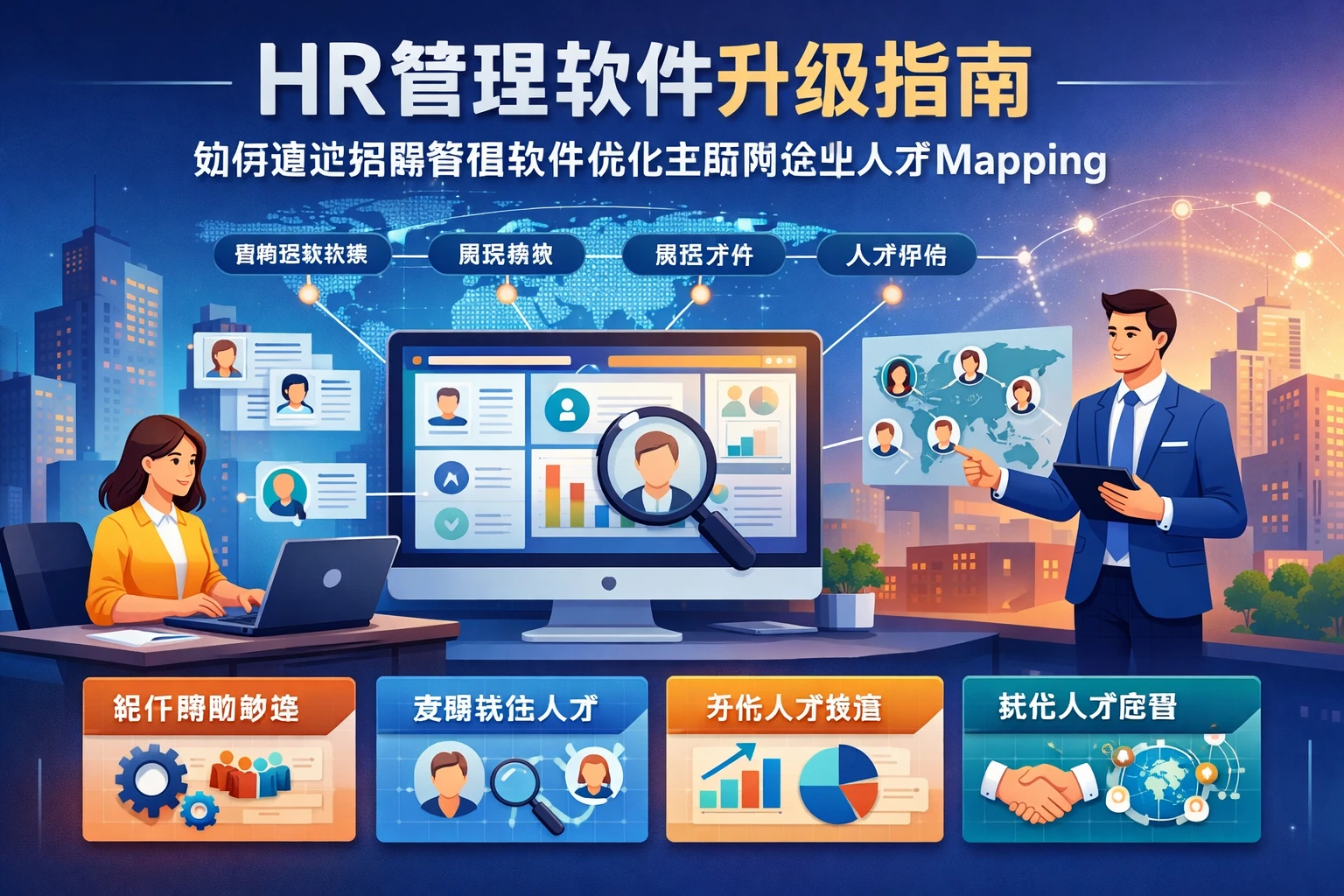 HR管理软件升级指南：如何通过招聘管理软件优化互联网企业人才Mapping