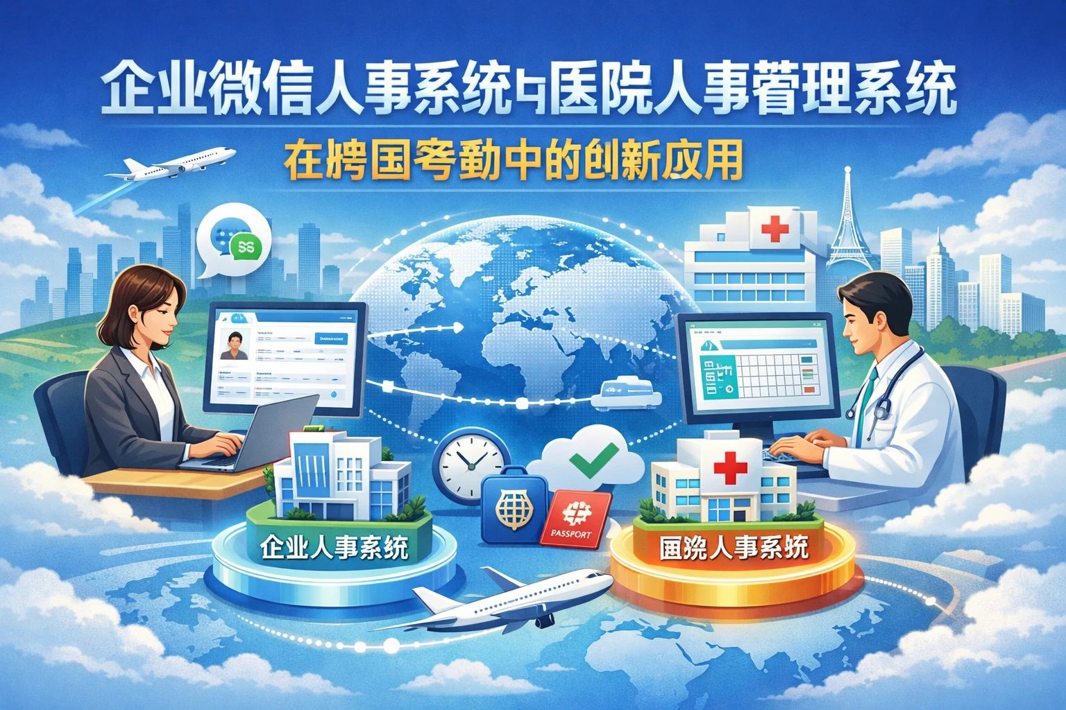 企业微信人事系统与医院人事管理系统在跨国考勤中的创新应用