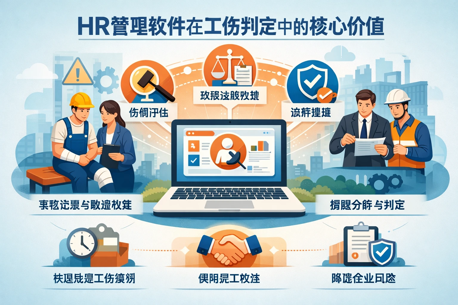 HR管理软件在工伤判定中的核心价值