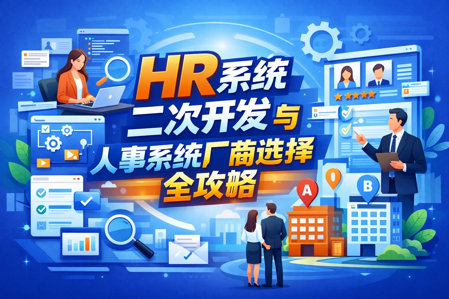 HR系统二次开发与人事系统厂商选择全攻略