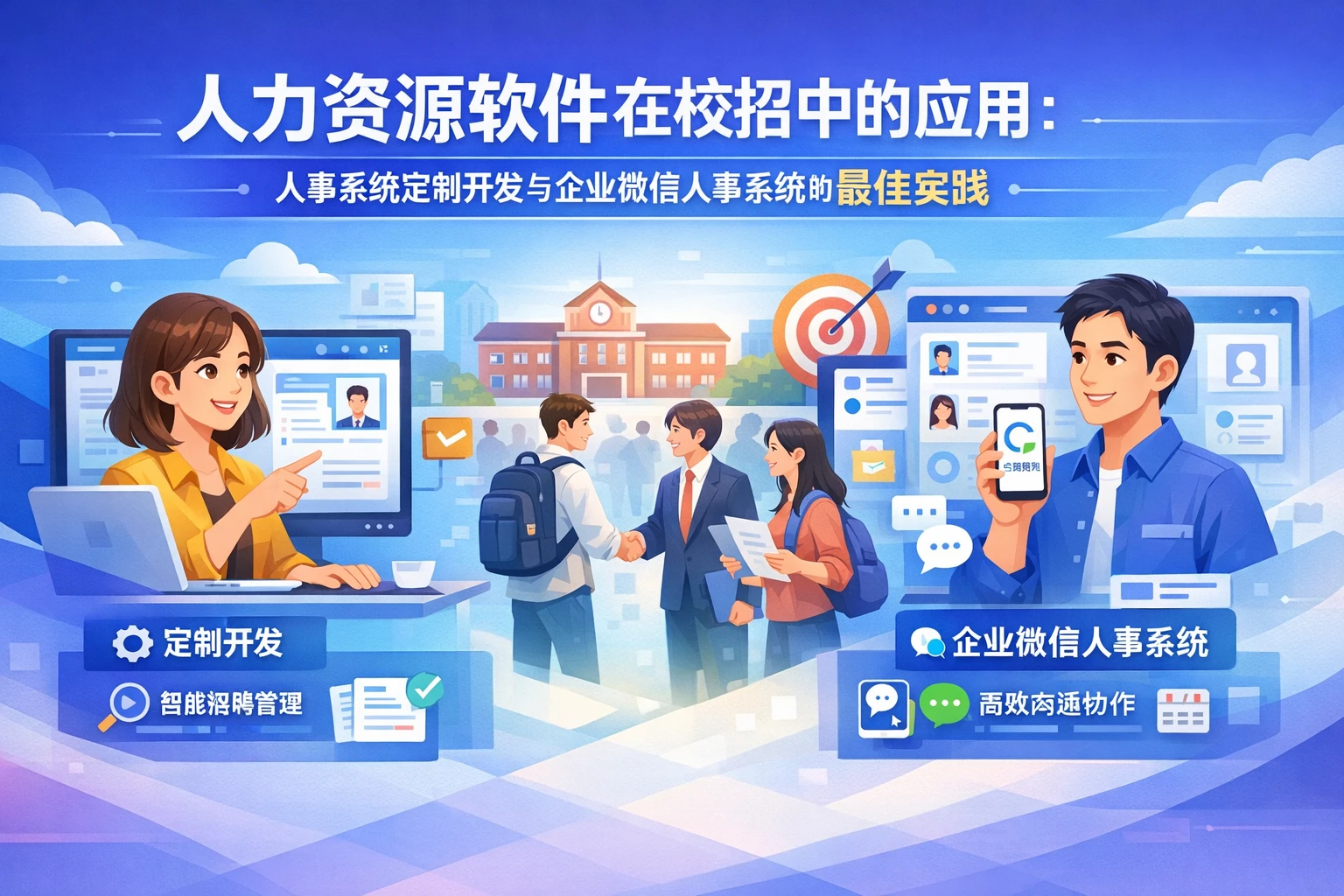 人力资源软件在校招中的应用:人事系统定制开发与企业微信人事系统的最佳实践