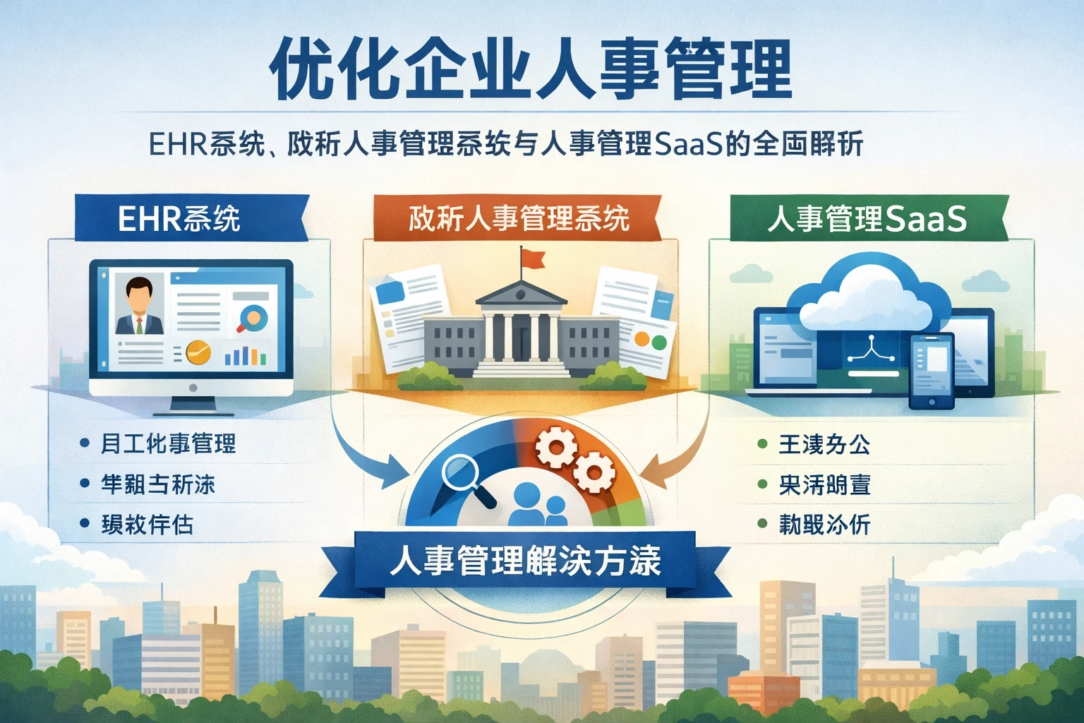 优化企业人事管理：EHR系统、政府人事管理系统与人事管理SaaS的全面解析