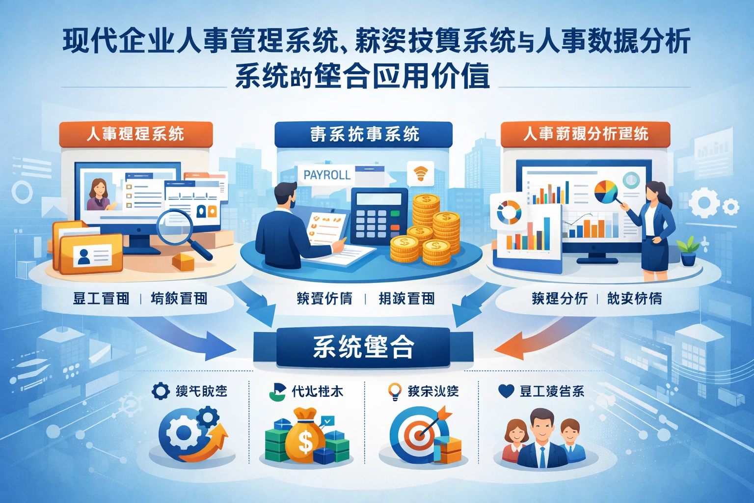 现代企业人事管理系统、薪资核算系统与人事数据分析系统的整合应用价值