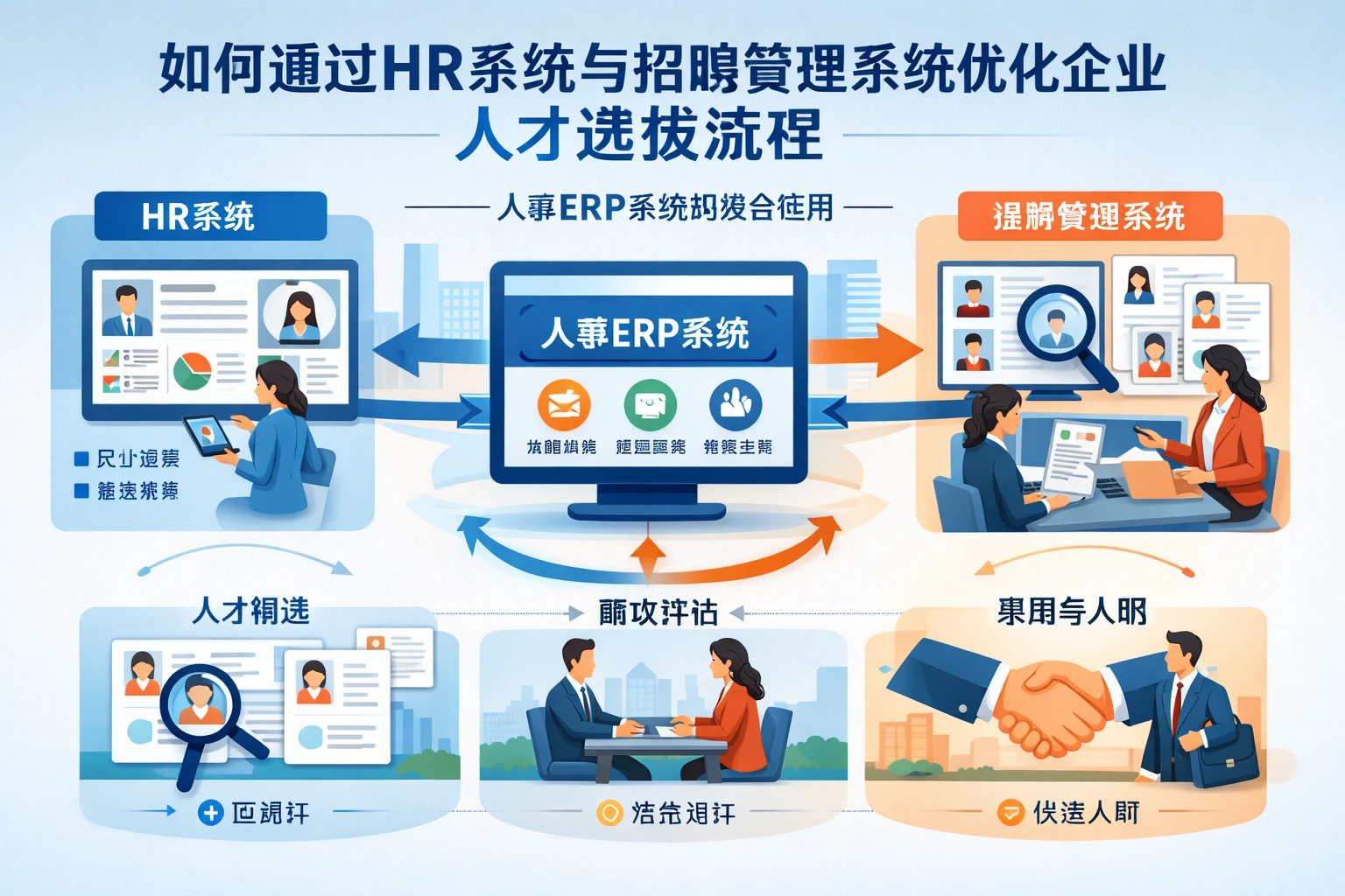 如何通过HR系统与招聘管理系统优化企业人才选拔流程——人事ERP系统的整合应用